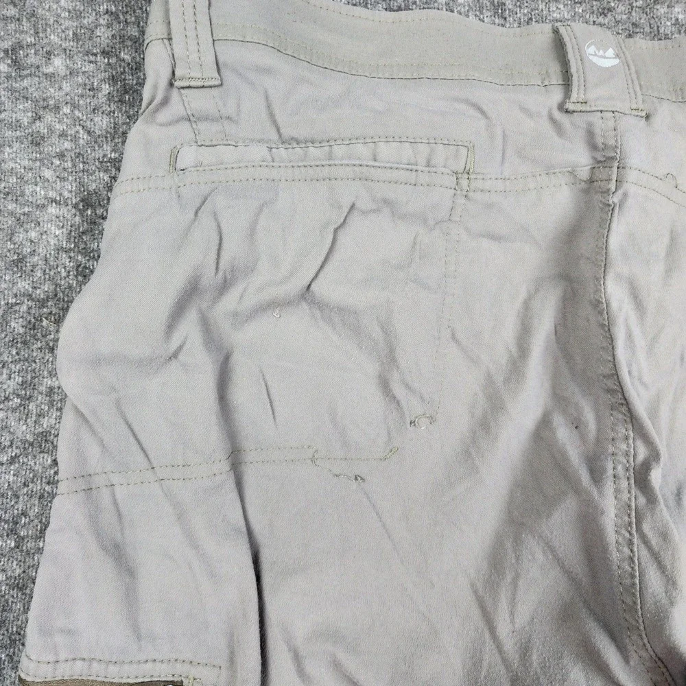 Wrangler ATG Cargo Pants Mens 40x30 Gray All Terrain Gear Outdoor Hiking Utility